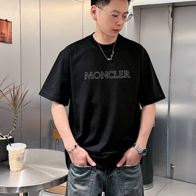 Moncler logo-printed crew neck t-shirt — 8