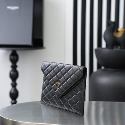 Saint Laurent Paris envelope pouch — 3