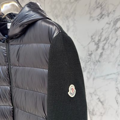 Moncler Logo-Appliquéd Wool-Trimmed Quilted Shell Hooded Down Jacket — 4