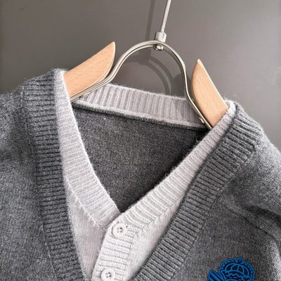 LV V-neck knitted sweater — 3