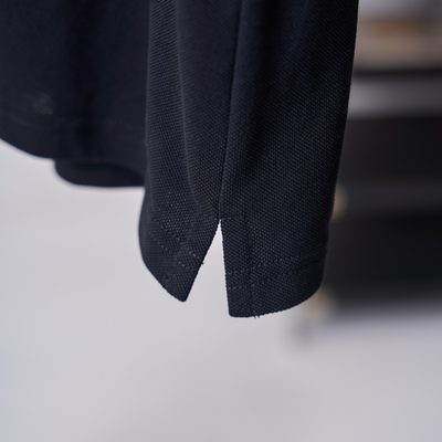 Burberry Navy Cotton Polo Shirt — 9