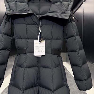 Moncler Faucon Long Down Jacket in black — 5