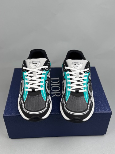 Dior B30 sneakers in anthracite green — 3