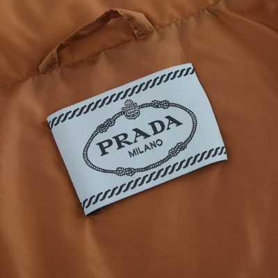 Prada Re-Nylon cropped down puffer jacket — 8