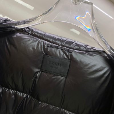 Prada Technical Fabric Down Coat — 9
