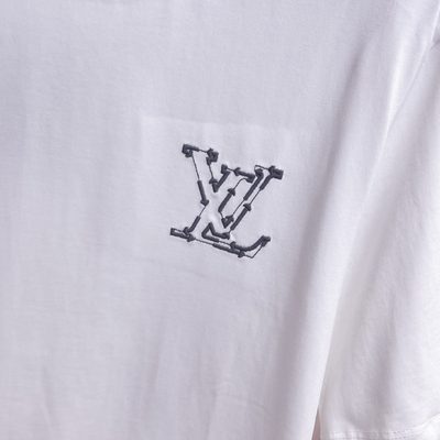 Louis Vuitton embroidered graffiti logo t-shirt — 4