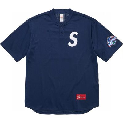 Supreme S Logo Baseball Henley — 11
