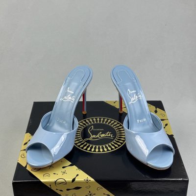 Christian Louboutin "Me Dolly" patent leather mules — 4
