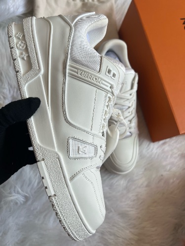 Louis Vuitton Triple White LV Trainers — 4