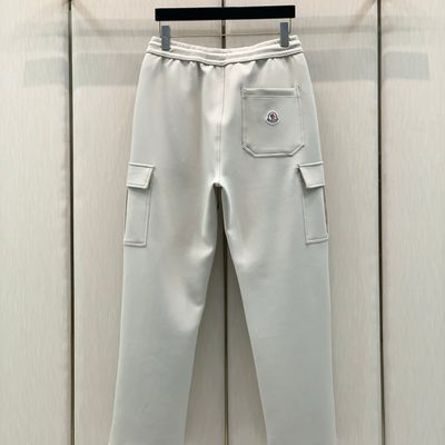 Moncler cotton fleece zip-up hoodie and matching cargo sweatpants set — 9