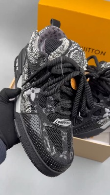 Louis Vuitton Skate sneakers in a black Swarovski monogram design — 5