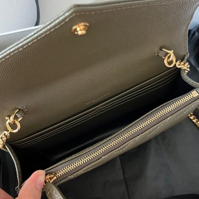 Saint Laurent Classic Cassandre Chain Wallet — 9