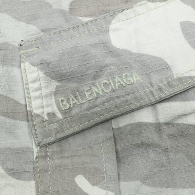 Balenciaga light grey camo cargo shorts — 5