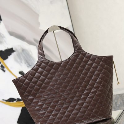 Saint Laurent Icare Medium Quilted Leather Tote — 7