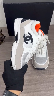 CHANEL lace-up sneakers — 5