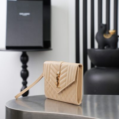 Saint Laurent Cassandre Matelassé Flap Pouch — 3