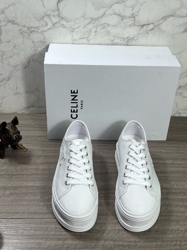 Celine Jane canvas platform sneakers — 3