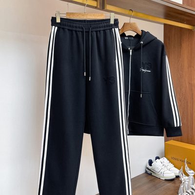Y-3 by Yohji Yamamoto x Adidas full-zip hoodie and matching sweatpants set — 16