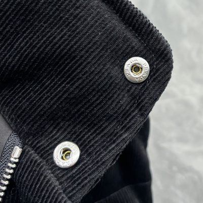 Prada Down-Filled Cotton Corduroy Vest — 6
