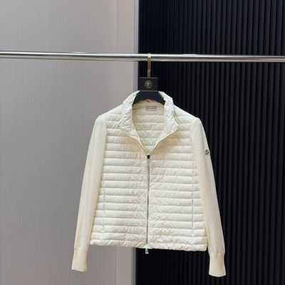 Moncler Padded Wool Zip-Up Cardigan — 5