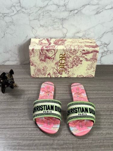 Christian Dior Dway canvas slides — 3