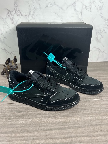 Nike Air Jordan 1 Low OG SP Travis Scott Black Phantom sneakers — 4