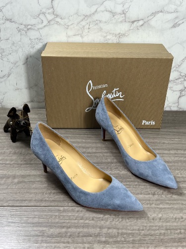 Christian Louboutin Tempete suede Kate 85 pumps