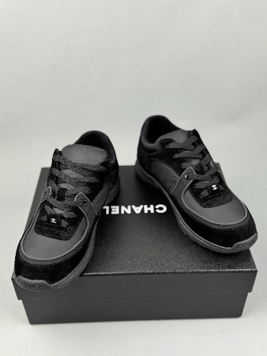 Chanel Black CC Logo Runner sneakers — 4