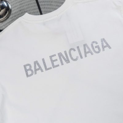 Balenciaga cotton jersey T-shirt with a center logo print — 4