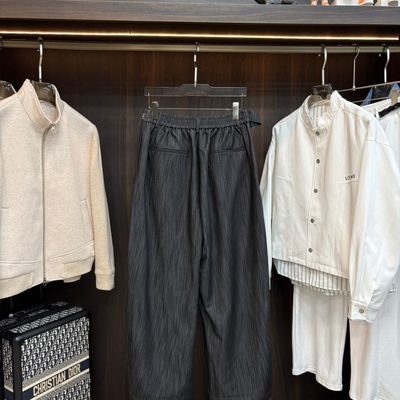 Loewe Anagram Embroidered Denim Shirt paired with matching wide-leg denim trousers — 4