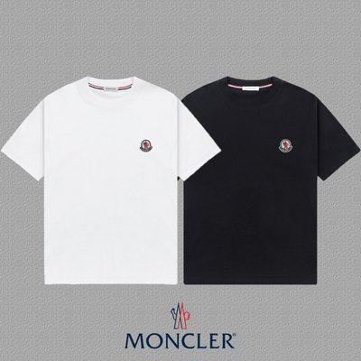 Moncler logo-patch cotton T-shirt — 3