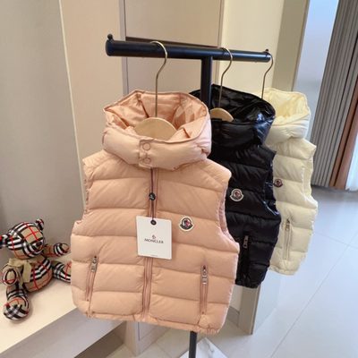 Moncler hooded puffer gilet — 9
