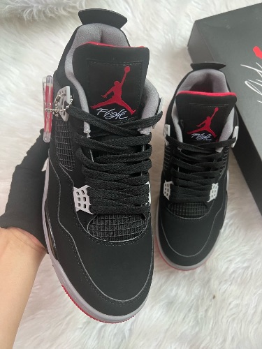 Nike Air Jordan 4 Retro 'Bred' sneakers — 3