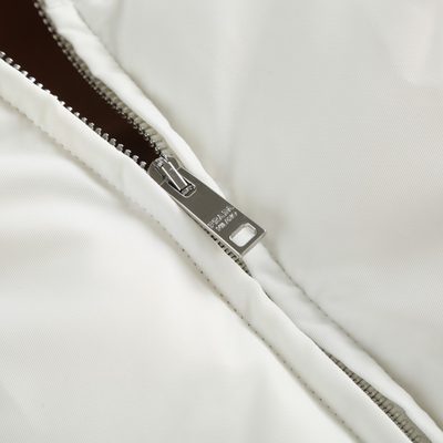 Prada Re-Nylon cropped down puffer jacket — 9