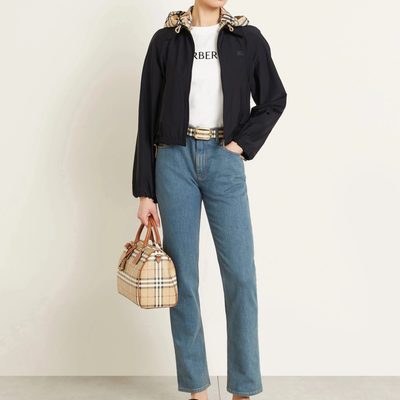 Burberry Cropped Newcott Hooded Jacket — 3