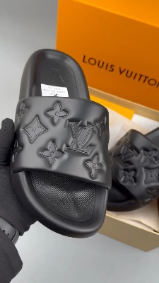 Louis Vuitton Waterfront Mules in black rubber — 5