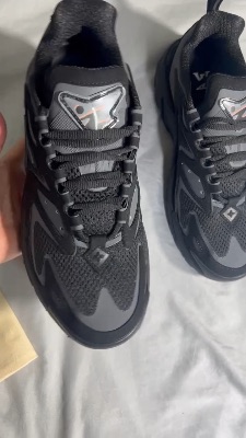Louis Vuitton Runner Tatic black and grey trainers — 5