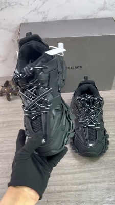 Balenciaga Track trainers in triple black — 5
