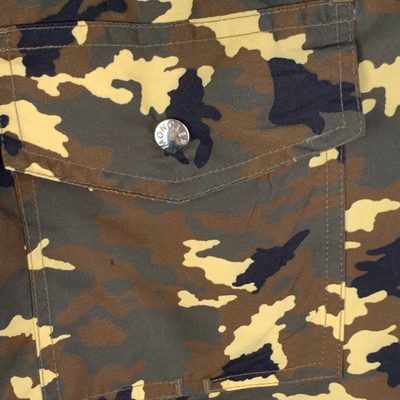 Moncler camouflage print swim shorts — 10