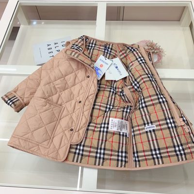 Burberry Kids quilted jacket — 3