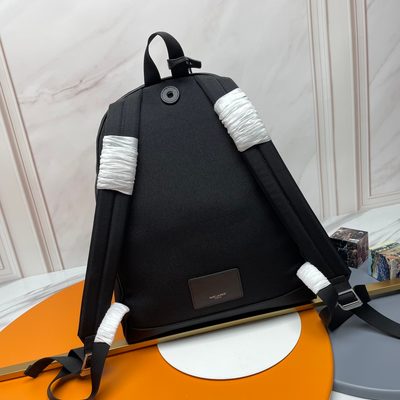 Saint Laurent City Canvas Backpack — 5