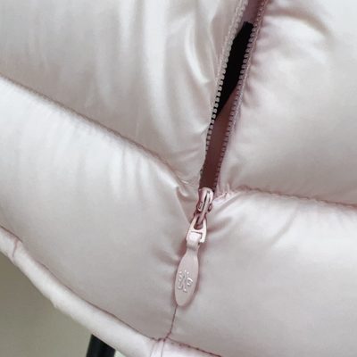 Moncler Enfant Girls Pink Liane Down Padded Gilet — 5