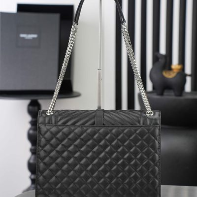 Saint Laurent Medium Envelope Matelassé Shoulder Bag — 4