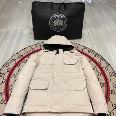Canada Goose men's hooded parka with four — 4