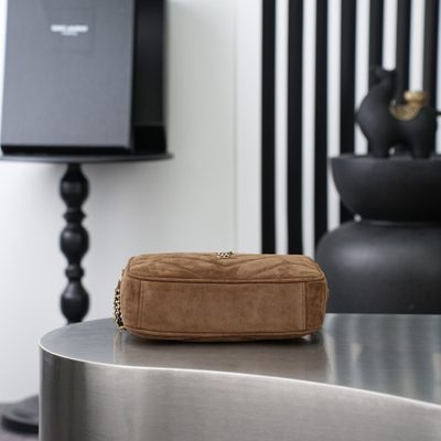 Saint Laurent Loulou Medium Suede Camera Bag — 5