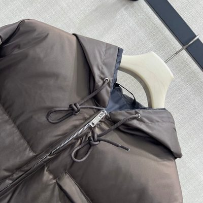Prada Re-Nylon Hooded Down Jacket — 4