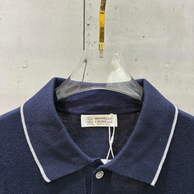 Brunello Cucinelli knitted polo shirts — 4