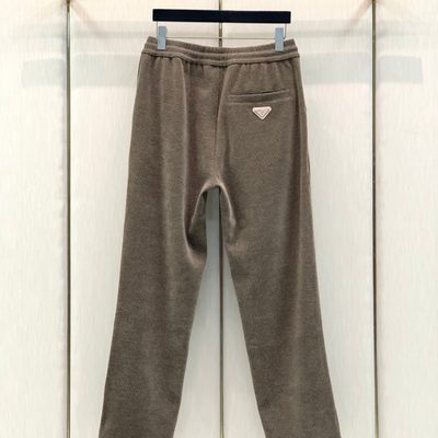 Prada classic button-down shirt and matching trousers accented — 9