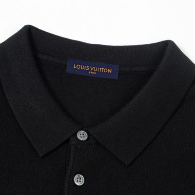 LV long-sleeve knit polo sweater — 7