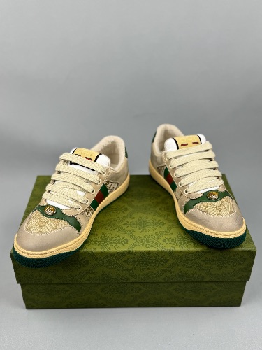 Gucci Screener GG canvas and leather sneakers — 4